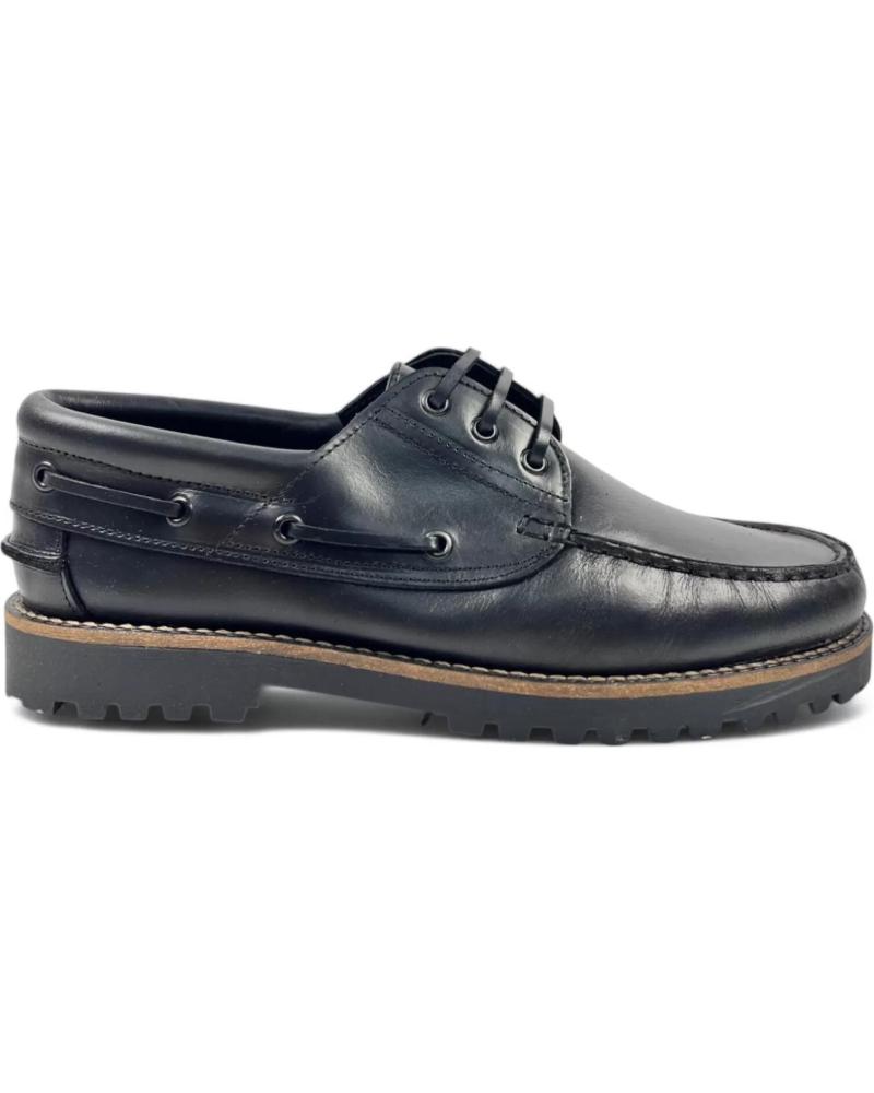 Sapatos de Homem TIMBOS ZAPATO NAUTICO DE HOMBRE PIEL 131173 NEGRO