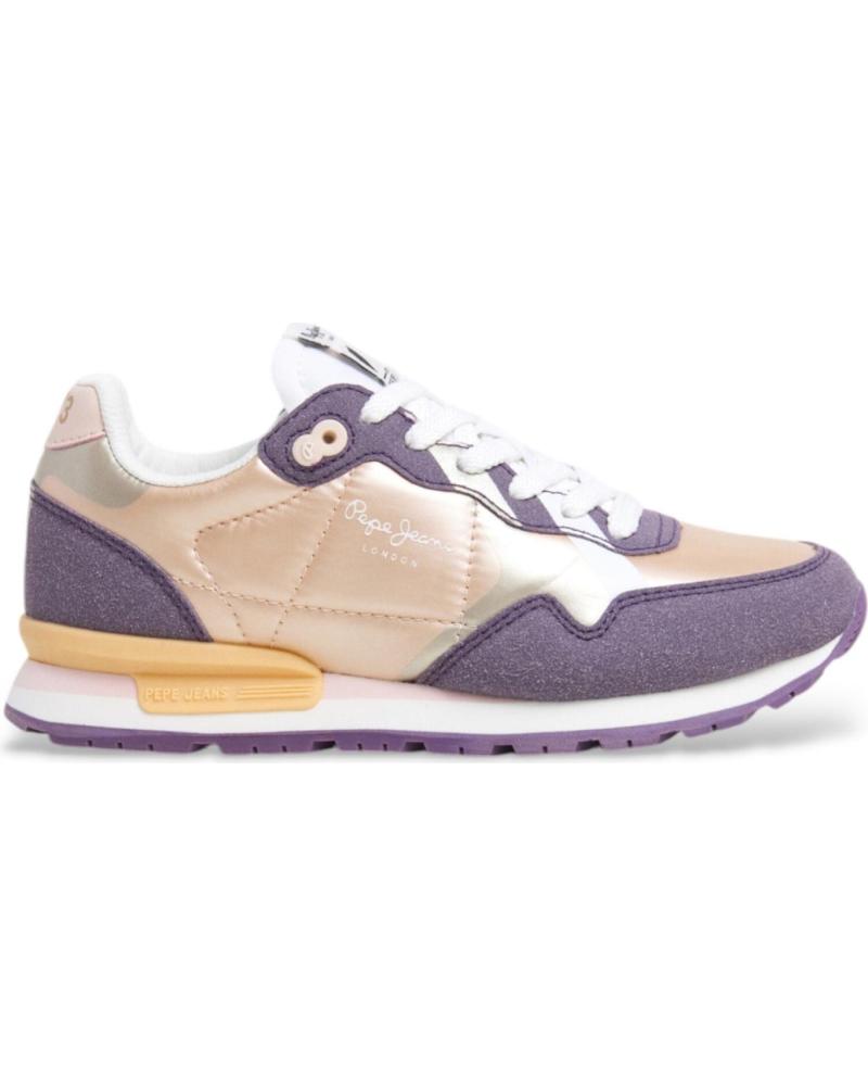 Deportivas de Mujer PEPE JEANS DEPORTIVO CASUAL DE TELA CON SUELA DE GOMA PURPLE