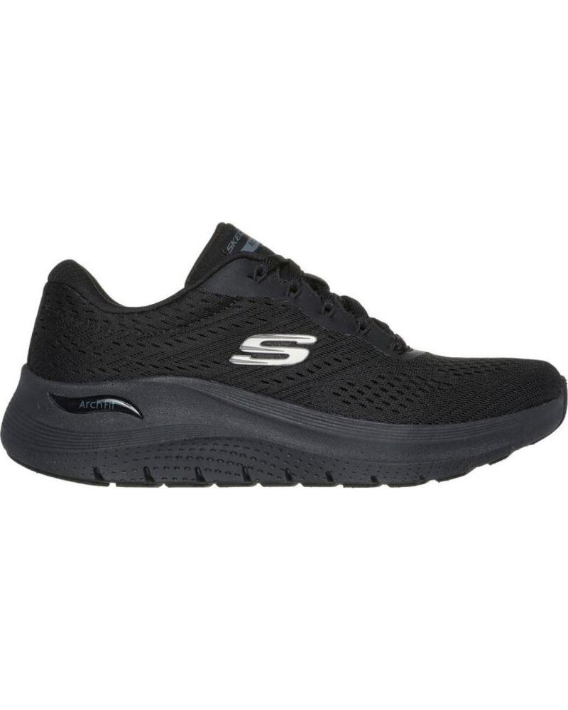 SKECHERS ARCH FIT 2.0 BIG LEAGUE ZAPATILLAS NEGRAS NEGRO