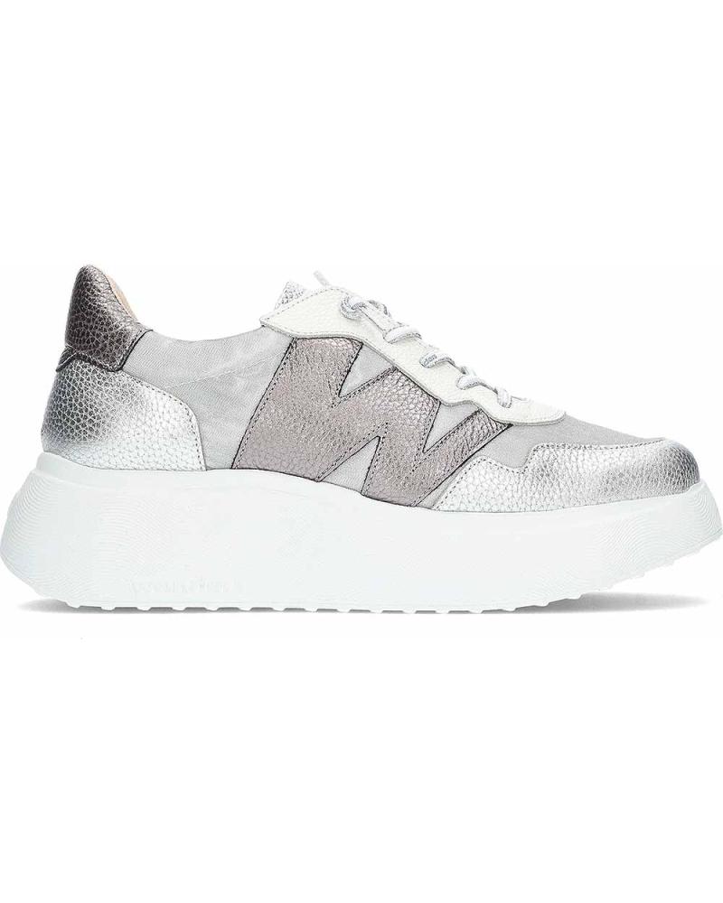 WONDERS ZAPATILLAS ZENIT A-3622 PLATA PLATA