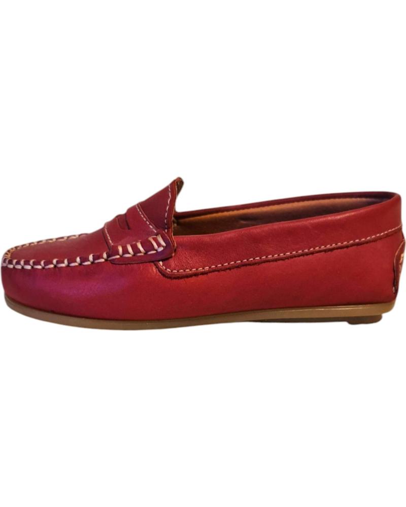 Mocasines de Niño COLORES MOCASINES 105045 MOCASIN VERANO ROJO