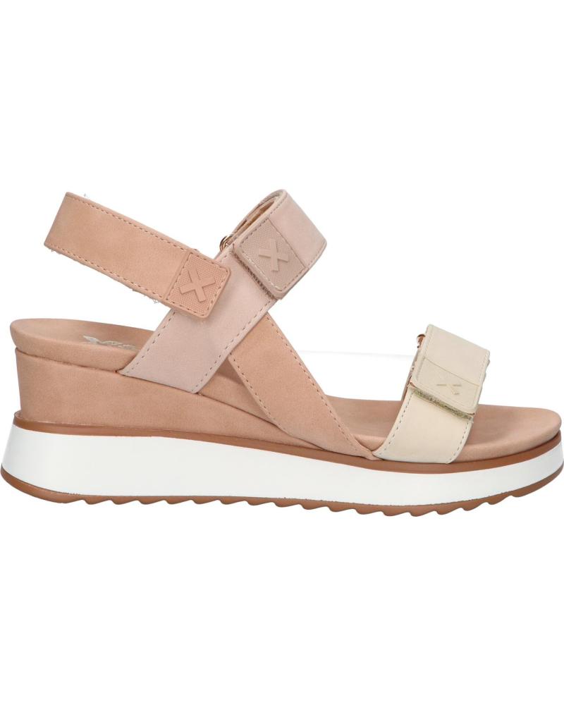 XTI SANDALIA DE PLATAFORMA CON TIRAS AJUSTABLES C TAUPE