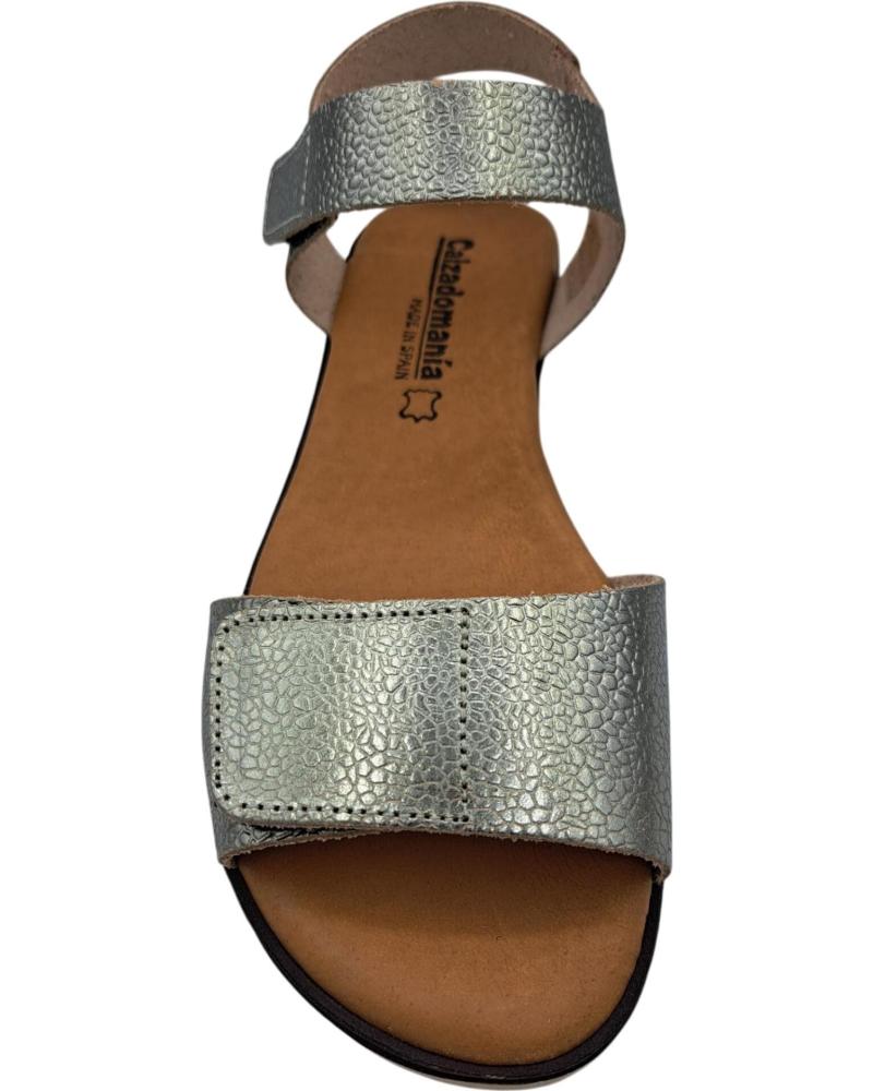 Sandalias de Mujer CALZADOMANIA SANDALIA DE PIEL PLATA