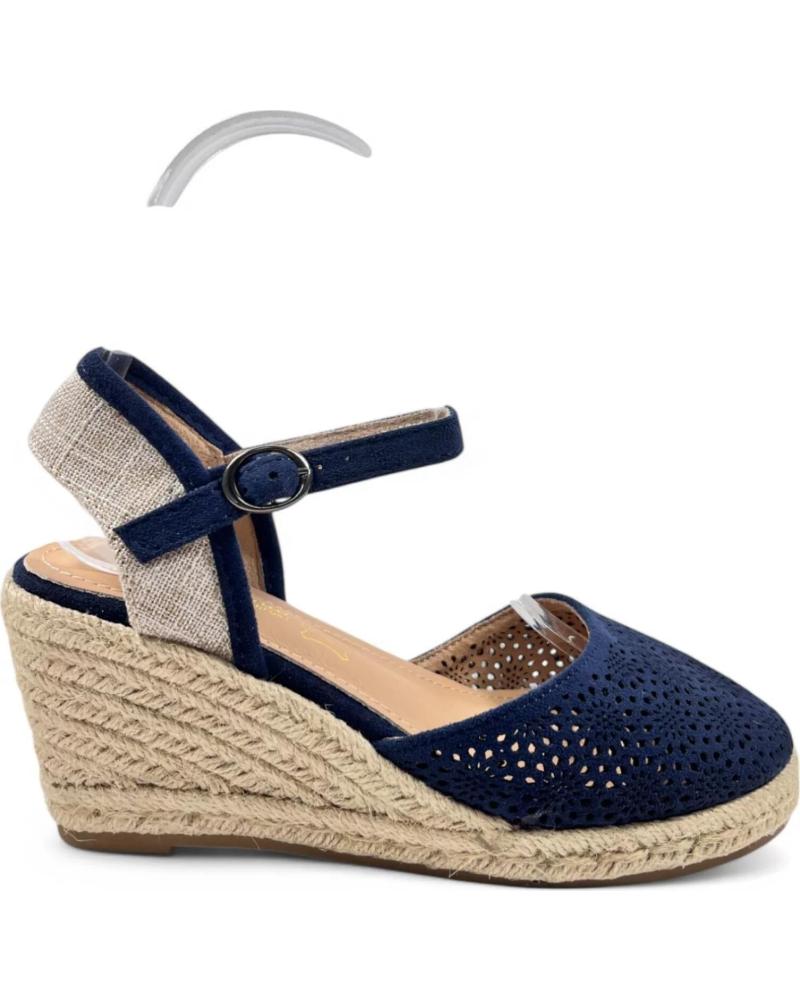 Sandalias de Mujer TIMBOS SANDALIA CUNA ESPARTO MUJER MARINO 131167 AZUL
