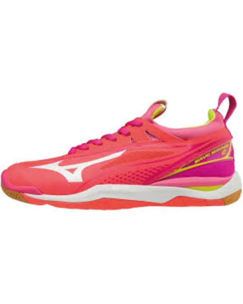 Deportivas de Hombre y Mujer MIZUNO WAVE MIRAGE 2 WOMEN PINK ROSA