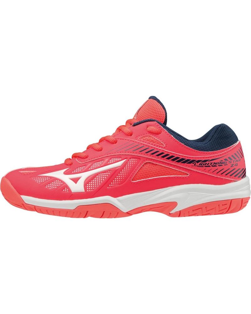 Deportivas de Mujer y Niña y Niño MIZUNO WAVE LIGHTNING STAR JUNIOR BALONMANO-VOLEY ROSA