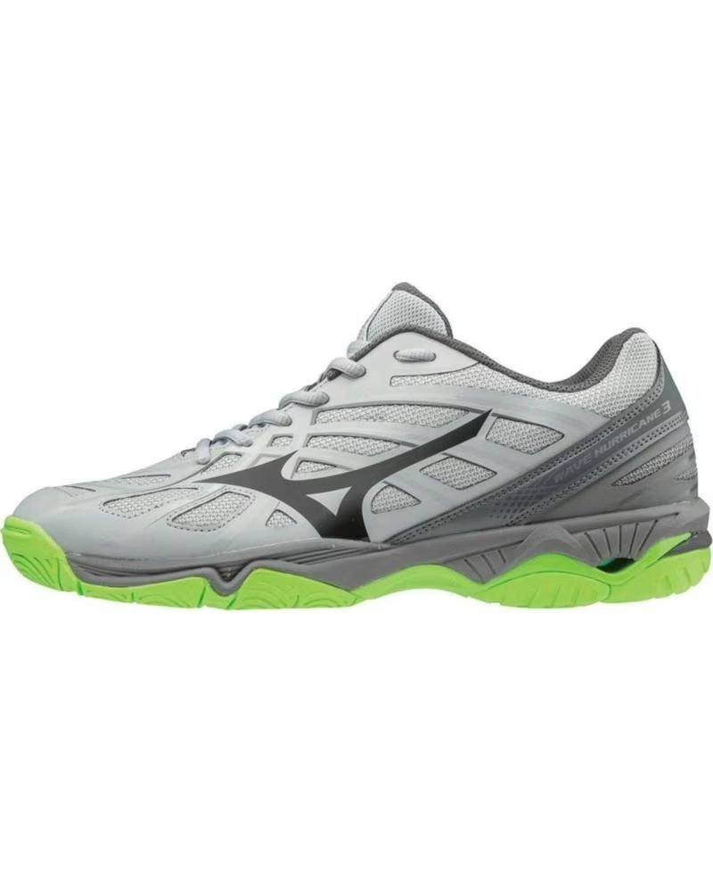 Mizuno Zapatillas Wave Hurricane 3 y Verde Gris
