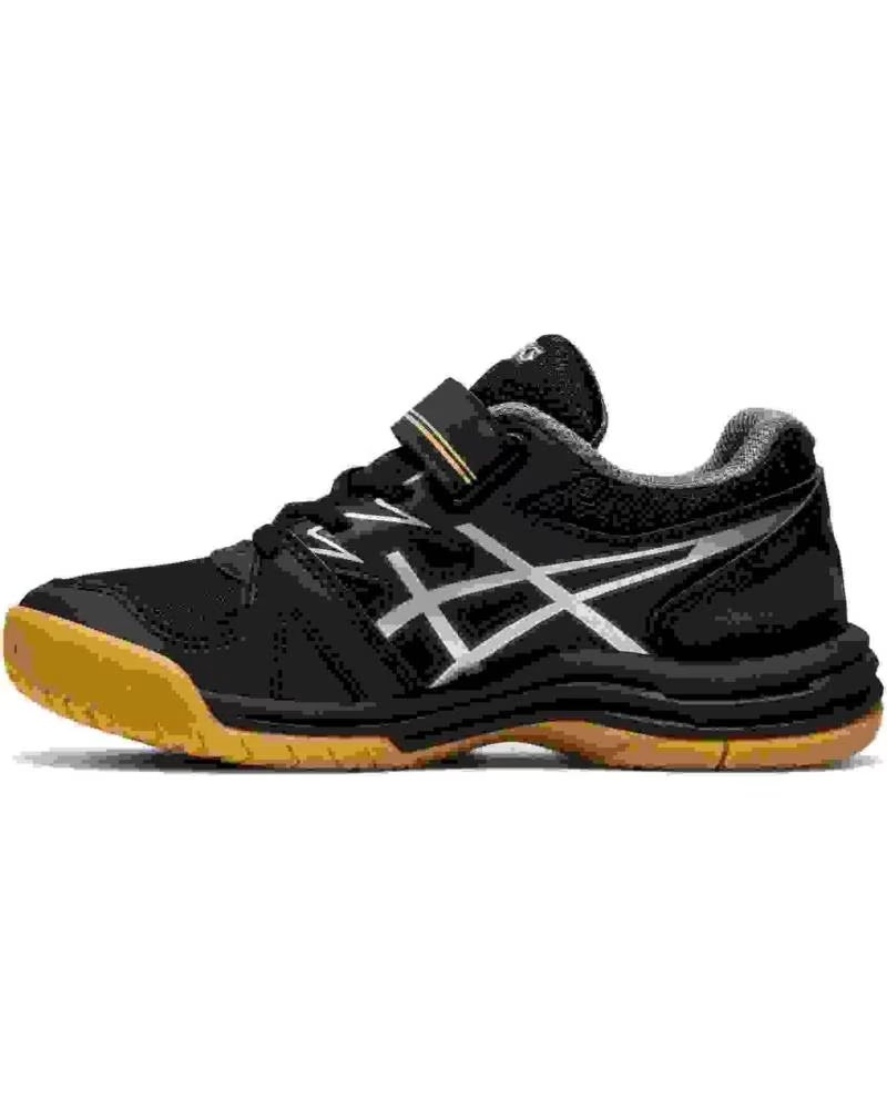 Deportivas de Niña y Niño Asics Zapatillas Upcourt 4 Gs Velcro Negro