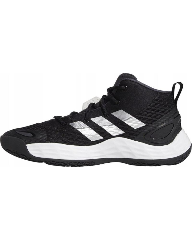 Deportivas de Hombre y Mujer ADIDAS ZAPATILLAS BALONCESTO EXHIBIT A MID NEGRO