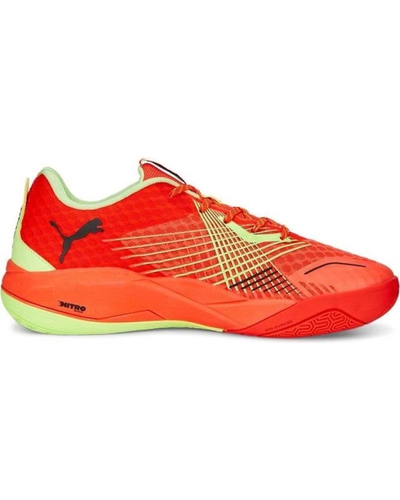 Deportivas de Mujer y Niño Puma Zapatillas Balonmano Eliminate Power Nitro Ii Naranja