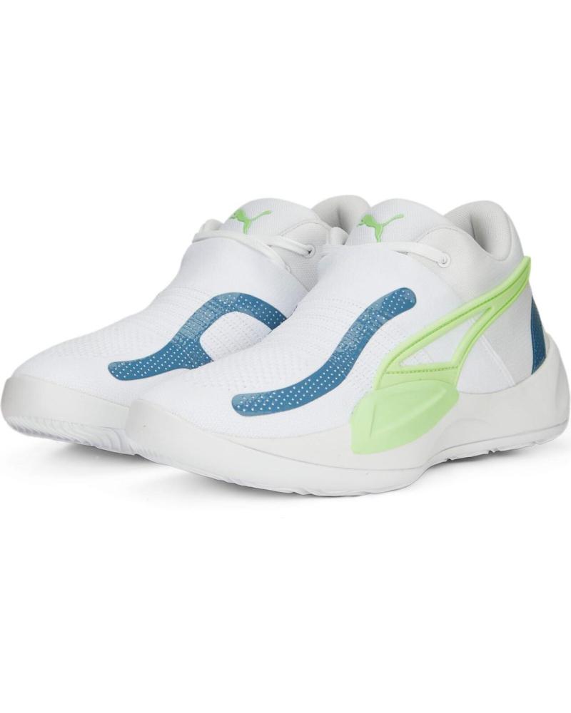 Deportivas de Hombre PUMA ZAPATILLAS BASKET RISE NITRO NEGRO BLANCO NEGRO