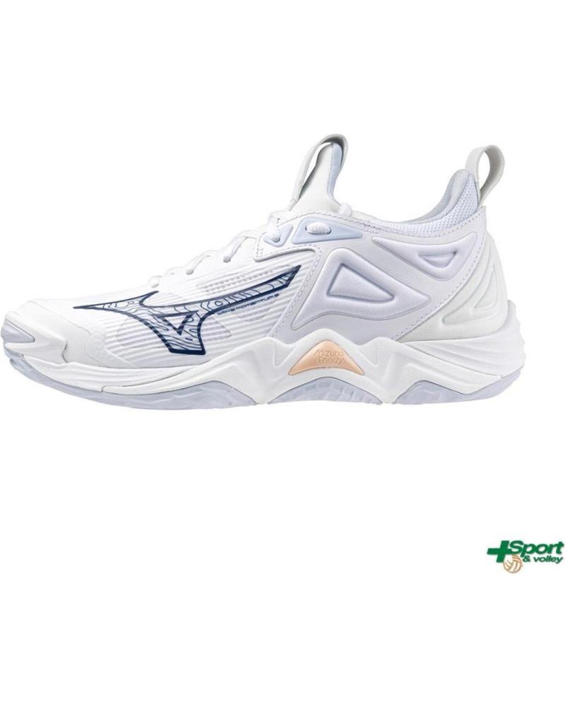 Sapatilhas de Mulher MIZUNO ZAPATILLAS WAVE MOMENTUM 3 BALONMANO-VOLEY MUJER BLANCO