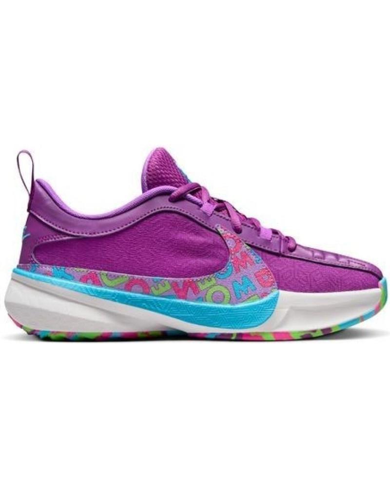 Deportivas de Mujer y Niña y Niño NIKE ZAPATILLAS BALONCESTO FREAK 5 JUNIOR VIOLETA