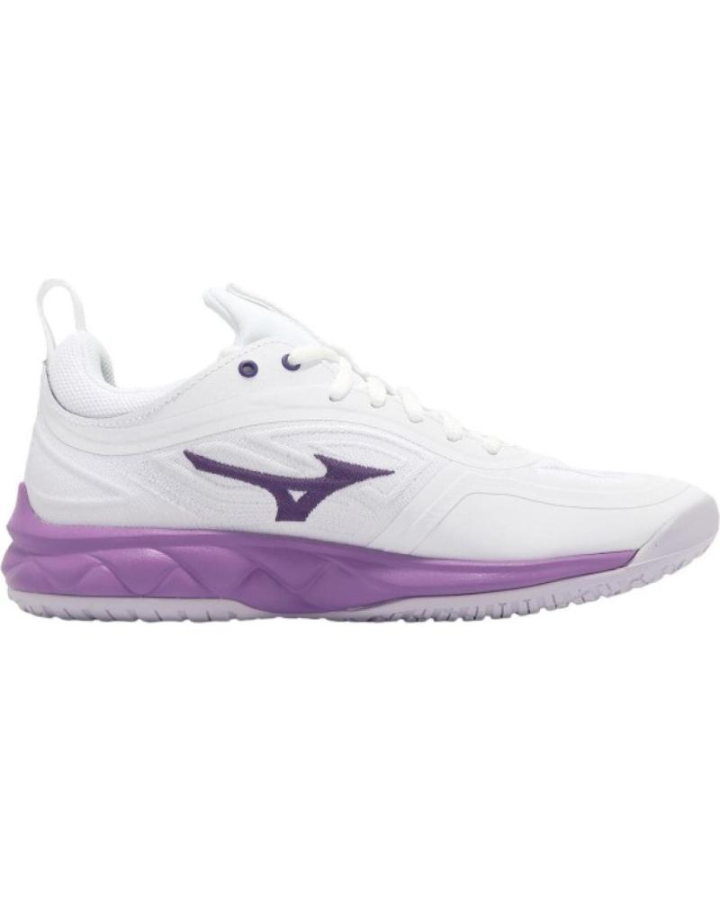 Deportivas de Mujer y Niña y Niño MIZUNO ZAPATILLAS BALONMANO-VOLEY WAVE LUMINOUS 3 UNISEX BLANCO