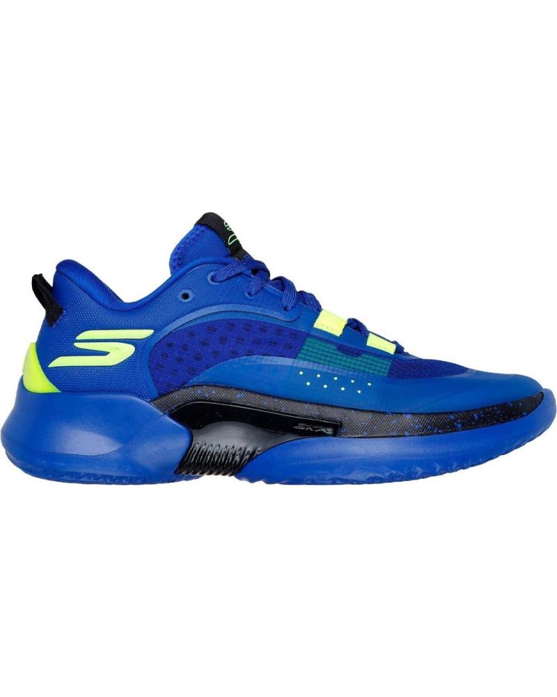Deportivas de Mujer y Hombre y Niña y Niño SKECHERS ZAPATILLAS BALONCESTO SKX RESAGRIP AZUL