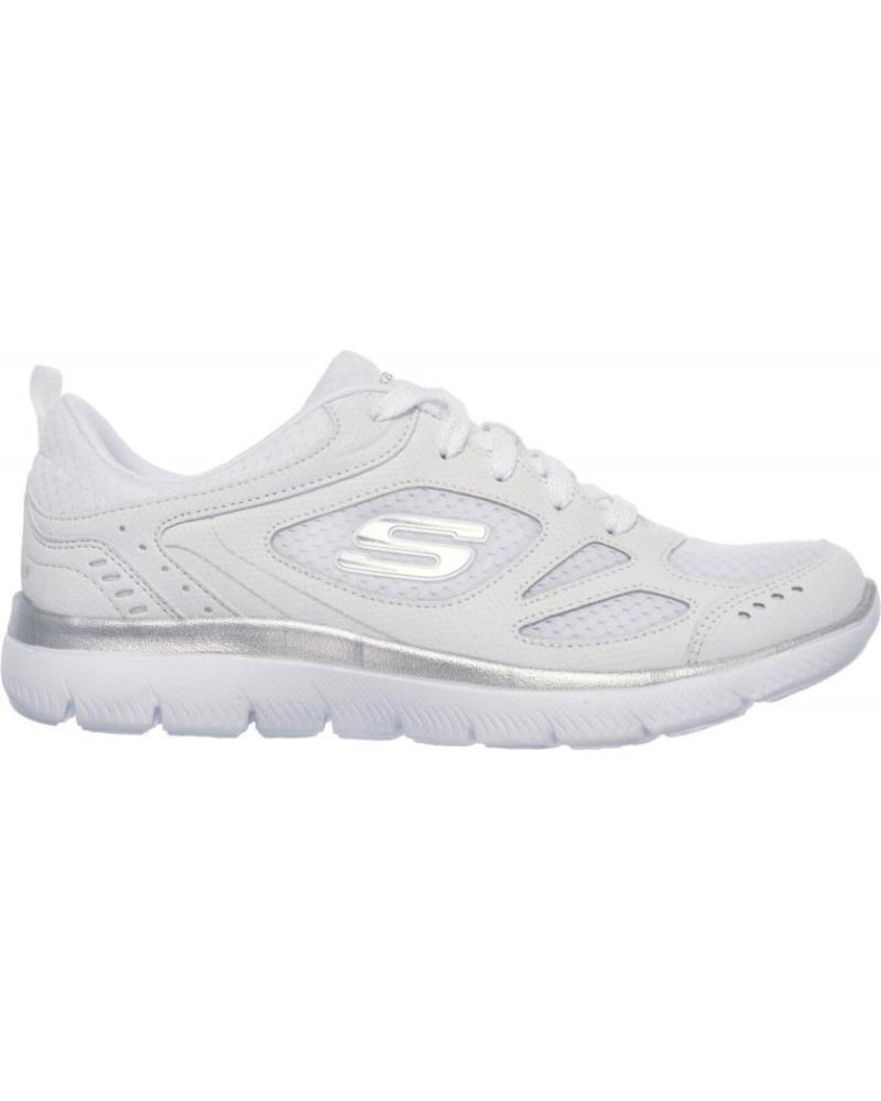 Deportivas de Mujer SKECHERS ZAPATILLAS MUJER SUMMITS-SUITED BLANCA BLANCO