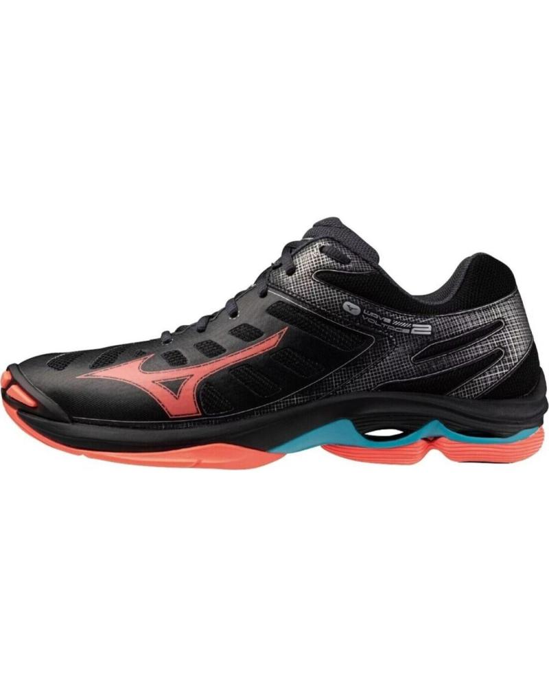 Deportivas de Hombre y Mujer MIZUNO ZAPATILLAS BALONMANO-VOLEY WAVE VOLTAGE 2 NEGRO