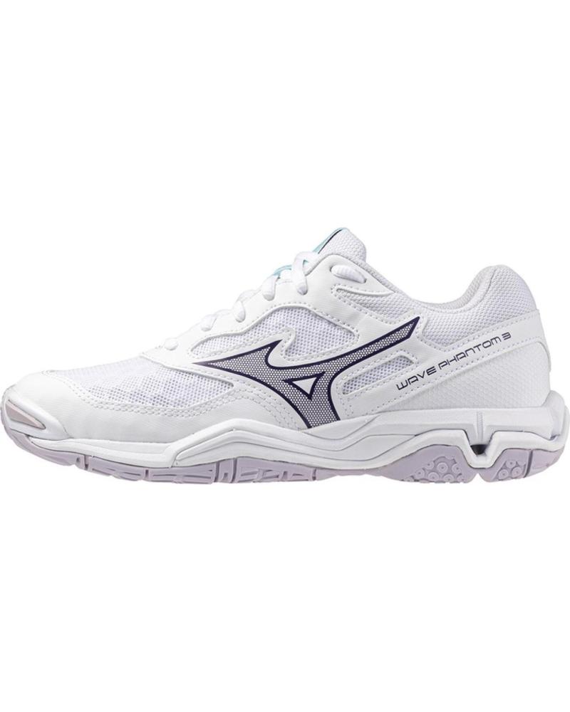 Deportivas de Mujer y Niña y Niño MIZUNO ZAPATILLAS BALONMANO WAVE PHANTOM 3 BLANCO