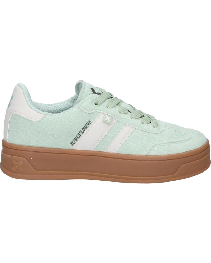 ZAPATILLAS DEPORTIVAS XTI MODELO 143644 CON SUELA CARAMELO VERDE VERDE