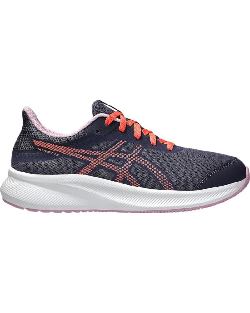 ASICS ZAPATILLAS RUNNING PATRIOT 13 GS INDIGO PAPAYA 1014A267-501 GRIS