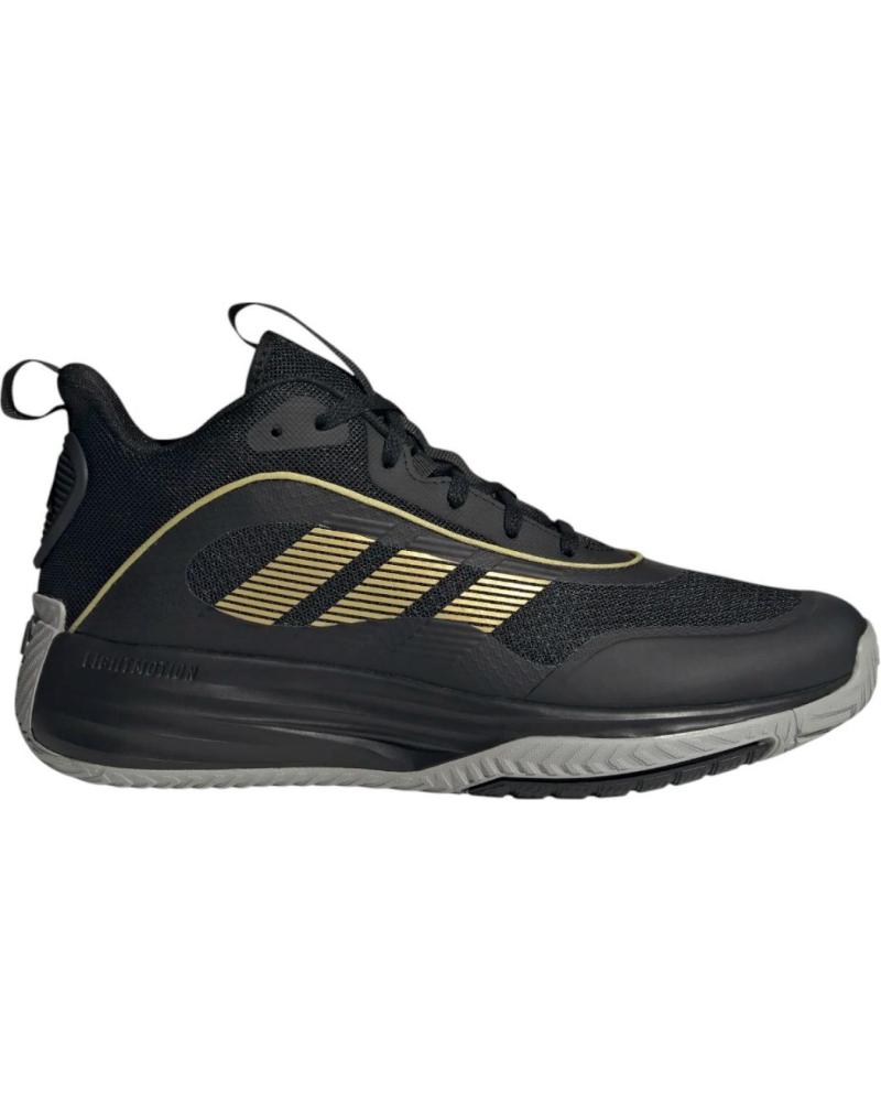 ZAPATILLAS BALONCESTO ADIDAS OWNTHEGAME 3.0 IF4566 NEGRAS Y DORADAS PARA HOMBRE NEGRO