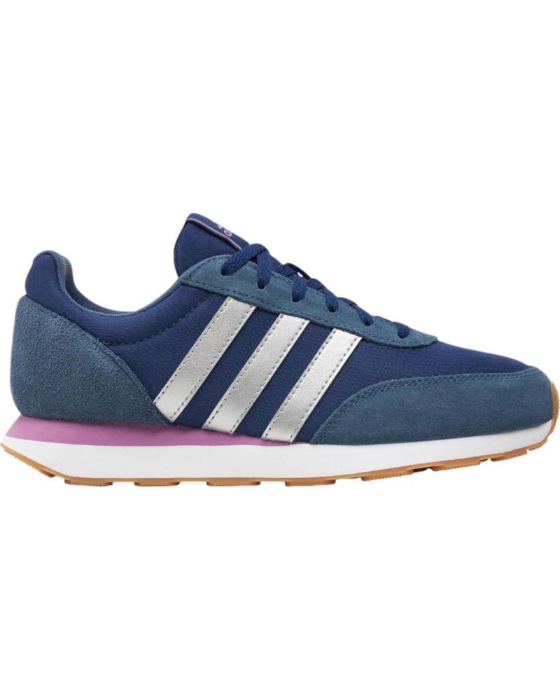 Deportivas de Mujer ADIDAS ZAPATILLAS RUN 60S 3 0 MARINO PLATEADO IE3809 CASUAL MU AZUL