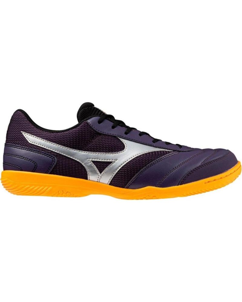 ZAPATILLAS MIZUNO MRL SALA CLUB INDOOR MARINO GRIS SILVER NARANJA AZUL