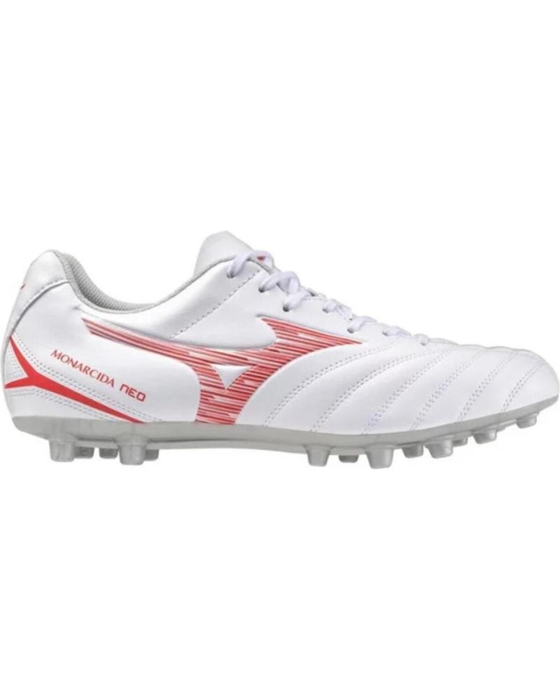 Deportivas de Hombre MIZUNO ZAPATILLAS MONARCIDA NEO III SELECT AG ROJO GRIS FUTB BLANCO