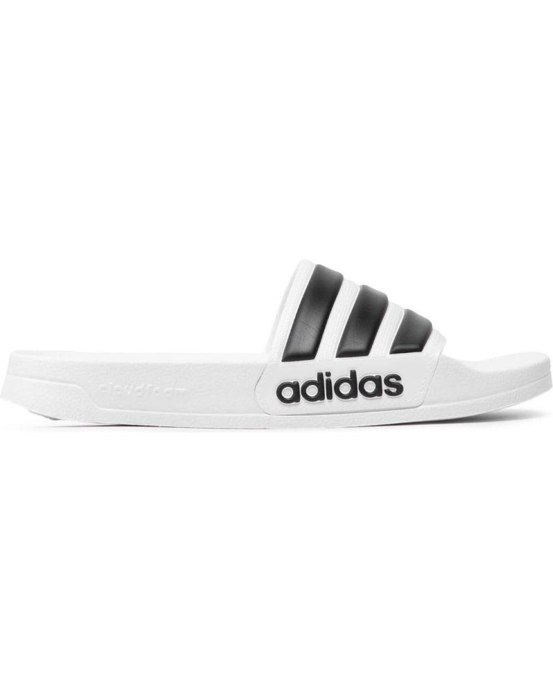 CHANCLAS ADIDAS ADILETTE SHOWER GZ5921 BLANCAS FTWWHT-CBLACK-FTWWHT