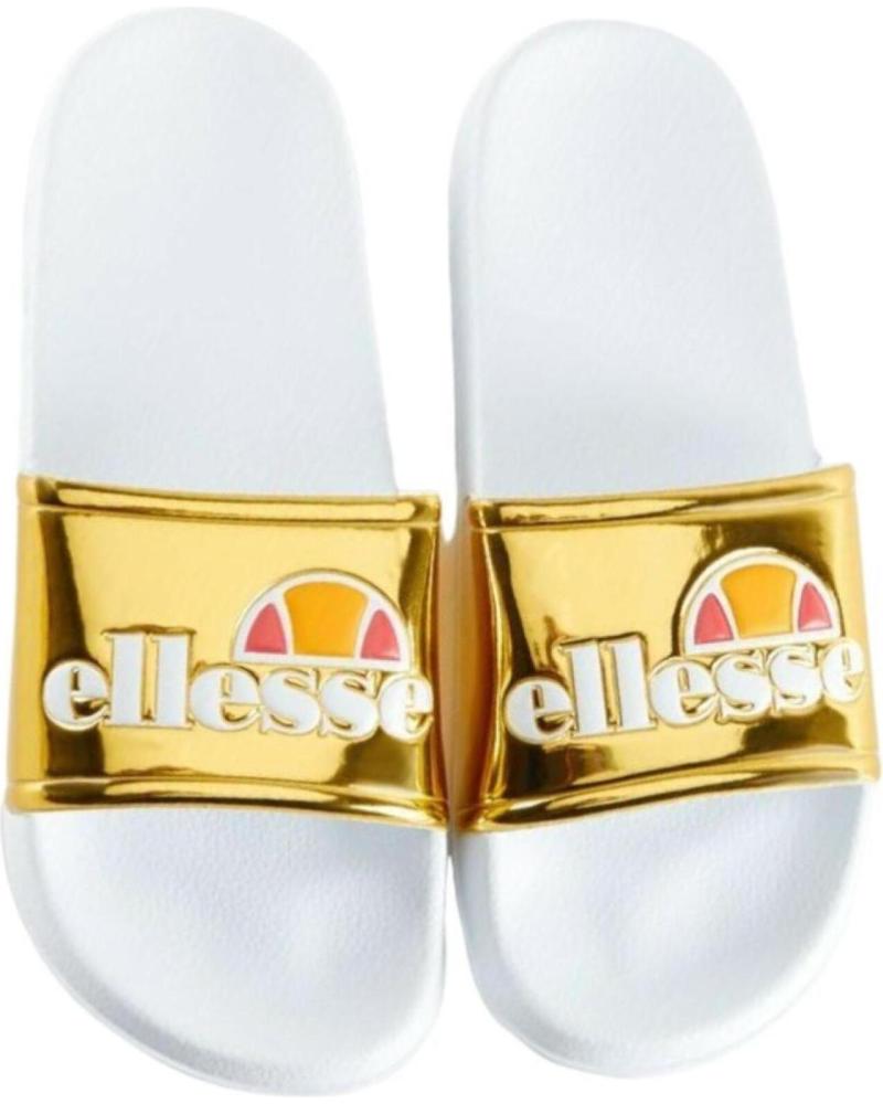 CHANCLAS ELLESSE GISELLE FLIP FLOPS EL11W74510-03 BLANCAS Y DORADAS BLANCO
