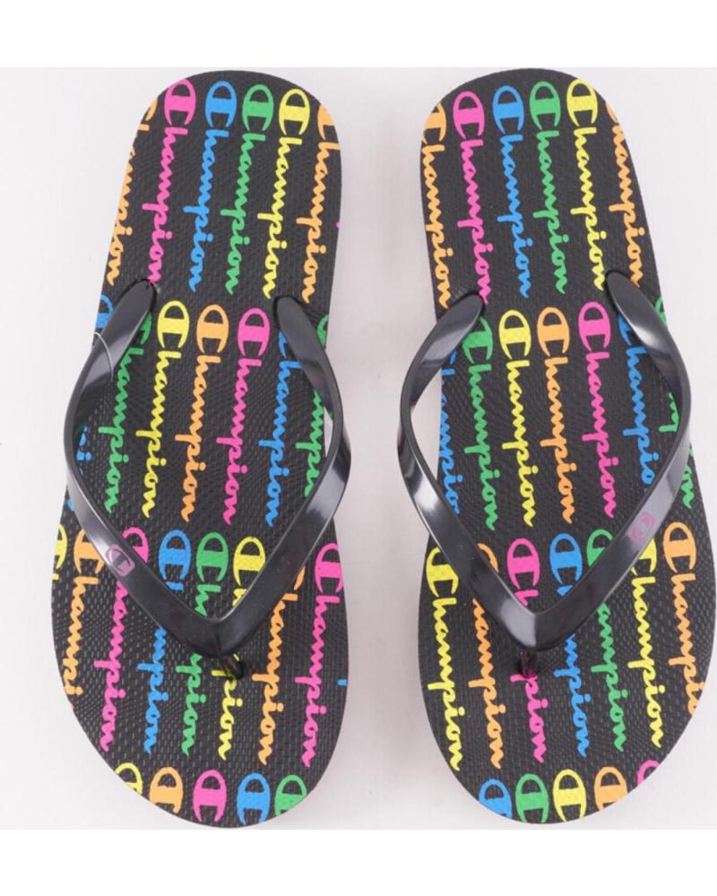 CHANCLAS CHAMPION BIG CLASSIC EVO FLIP FLOPS S10636-KK006 NEGRO MULTICOLOR NEGRO