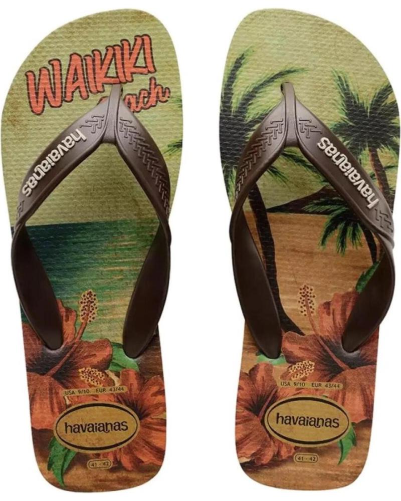 Chanclas de Hombre HAVAIANAS CHANCLAS HAVAINAS SURF SAND GRIS MARRON FLIP FLOPS 4000047-7 VARIOS COLORES