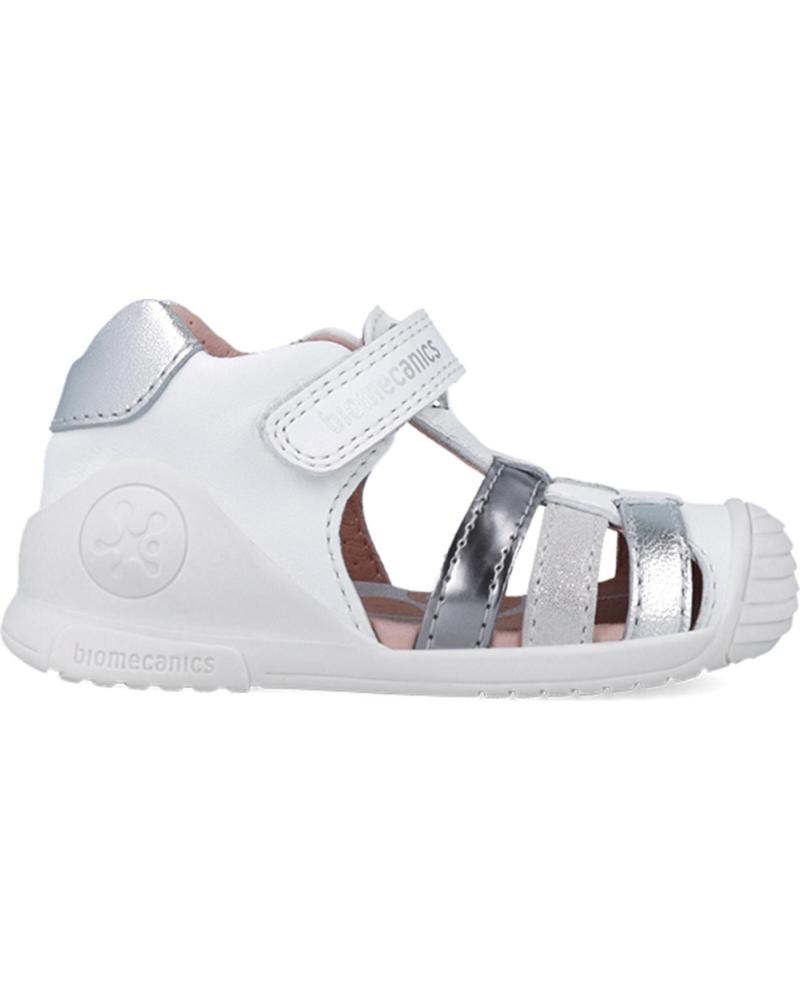 Sandalias de Niña BIOMECANICS SANDALIAS PARA CHICA 252104 CASUAL TIRAS BLANCOPLATAB313