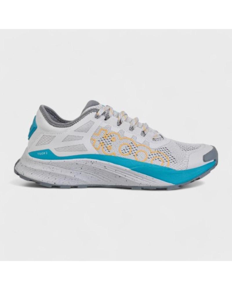 ZAPATILLAS RUNNING 8000 TIGOR 2 25V HOMBRE GRIS CLARO-AZUL-AMARILLO GRIS CLARO