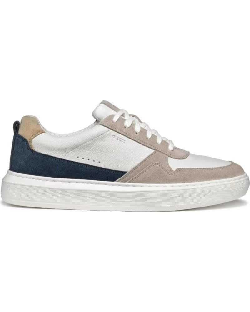 GEOX de ZAPATILLAS CORDONES DE C0122SAND-WHITE