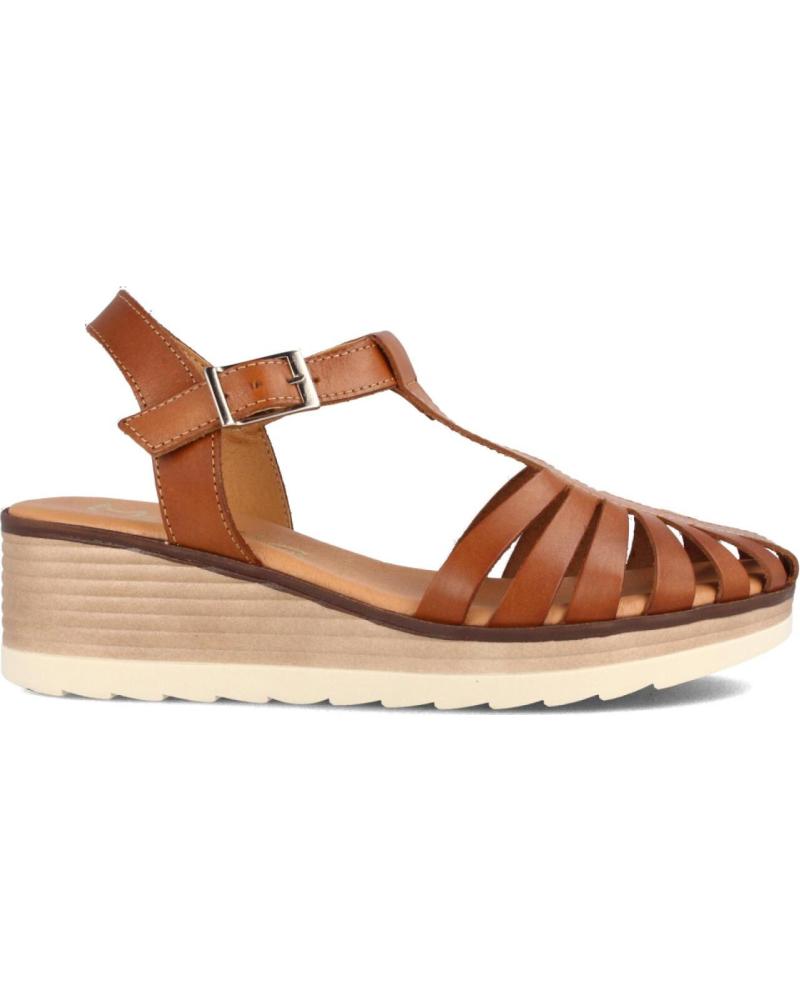 Sandálias de Mulher MARILA SANDALIAS PARA MUJER ESTILO CANGREJERA EN PIEL FELICIA AVELL AVELLANA