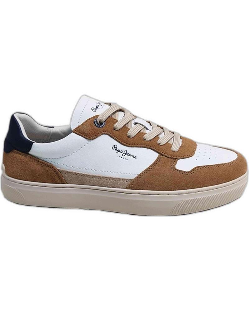 Deportivas de Hombre PEPE JEANS PMS00019-859 CAMDEN NATURE M TOBACCO BROWN