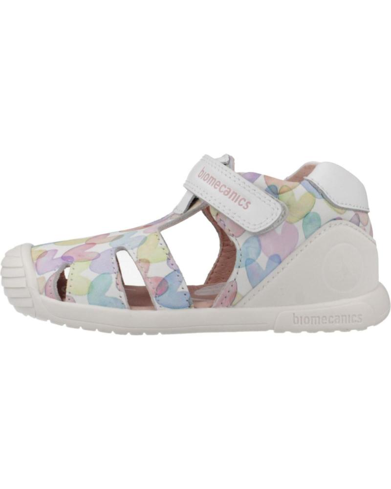 SANDALIAS BIOMECANICS ESTAMPADAS 252110-B050 NIÑA BLANCOB050