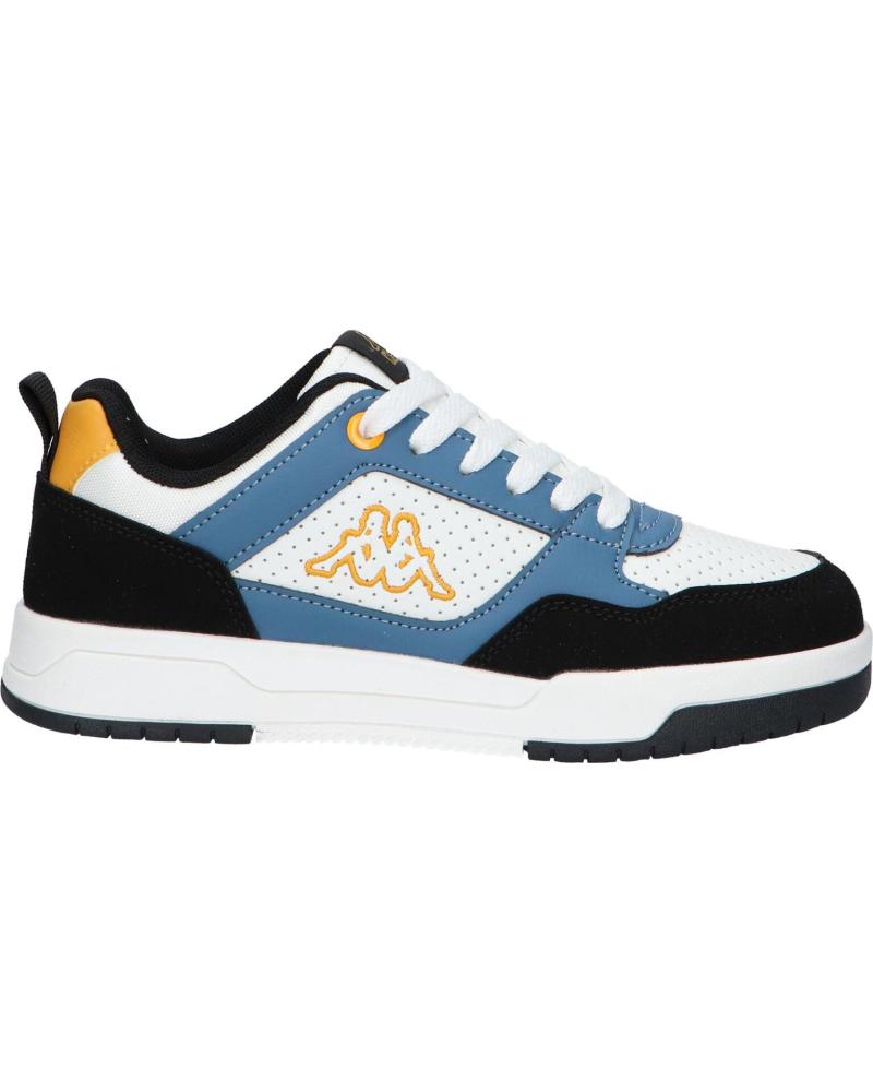 Deportivas de Mujer y Niña y Niño KAPPA 371U8HW LOGO MANIS KID A0W - WHITE-BLUE COPEN