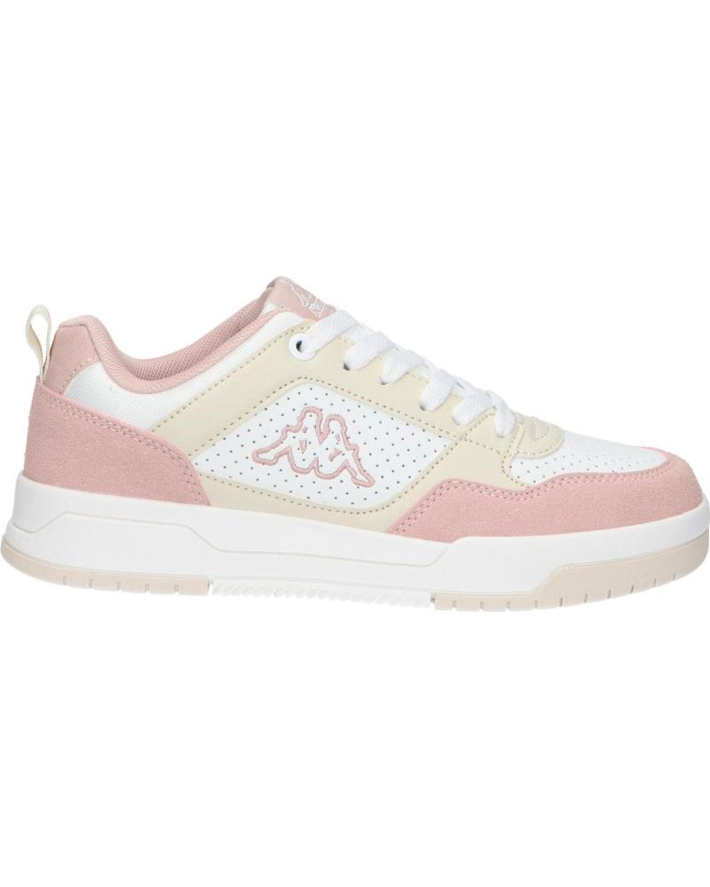 Deportivas de Mujer KAPPA 381V3FW LOGO MANISW A0P - WHITE-PINK SMOKE