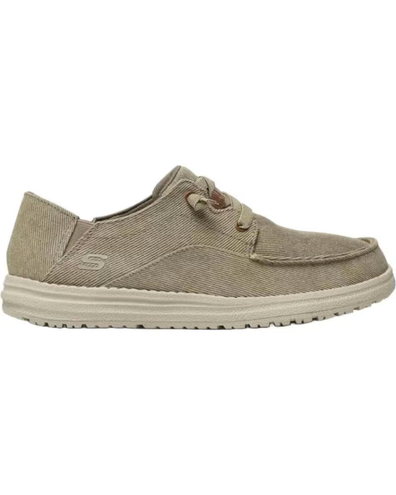 Skechers Zapatos de Sport Melson-volgo Hombre Cuero Marrón