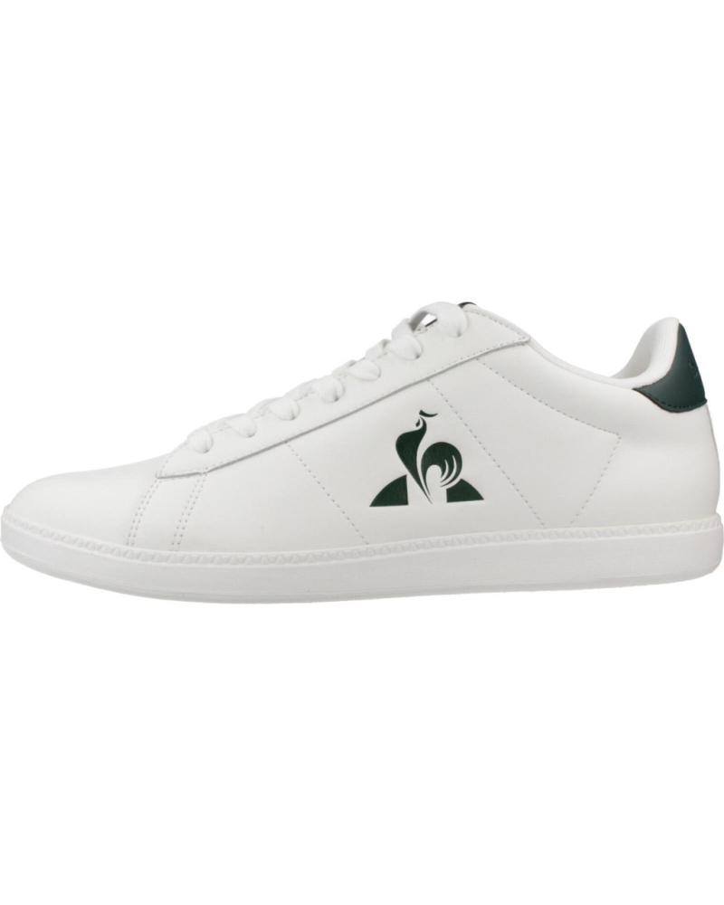 ZAPATILLAS LE COQ SPORTIF COURTSET 2 OPTICAL WHITE-TREKKING GREEN 2510549 PTCWHT