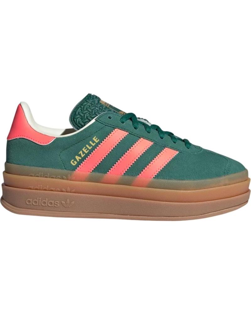 Deportivas de Mujer ADIDAS - ZAPATILLA VERDE PARA MUJER - GAZELLE BOLD J 37