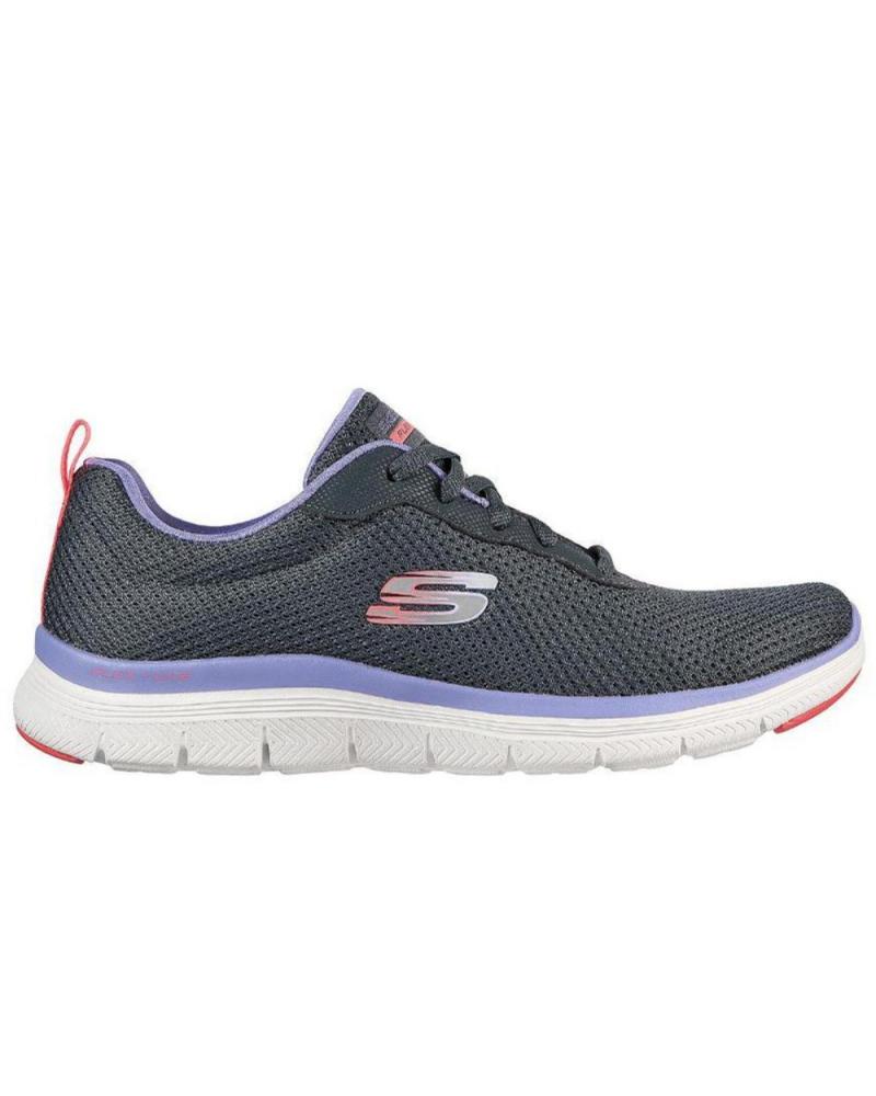 Deportivas de Mujer SKECHERS ZAPATILLAS FLEX APPEAL 149303 BRILLIANT VIEW GRIS