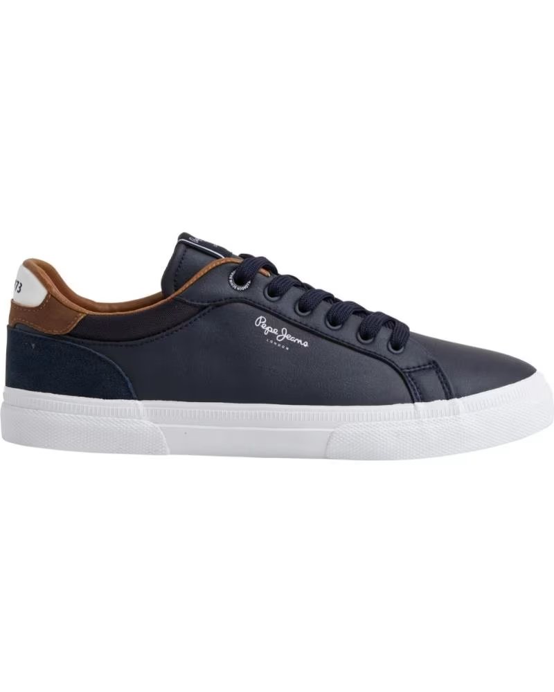 Zapatillas Pepe Jeans Kenton Court PMS30839 Hombre Azul Marino Azul – imagen 4