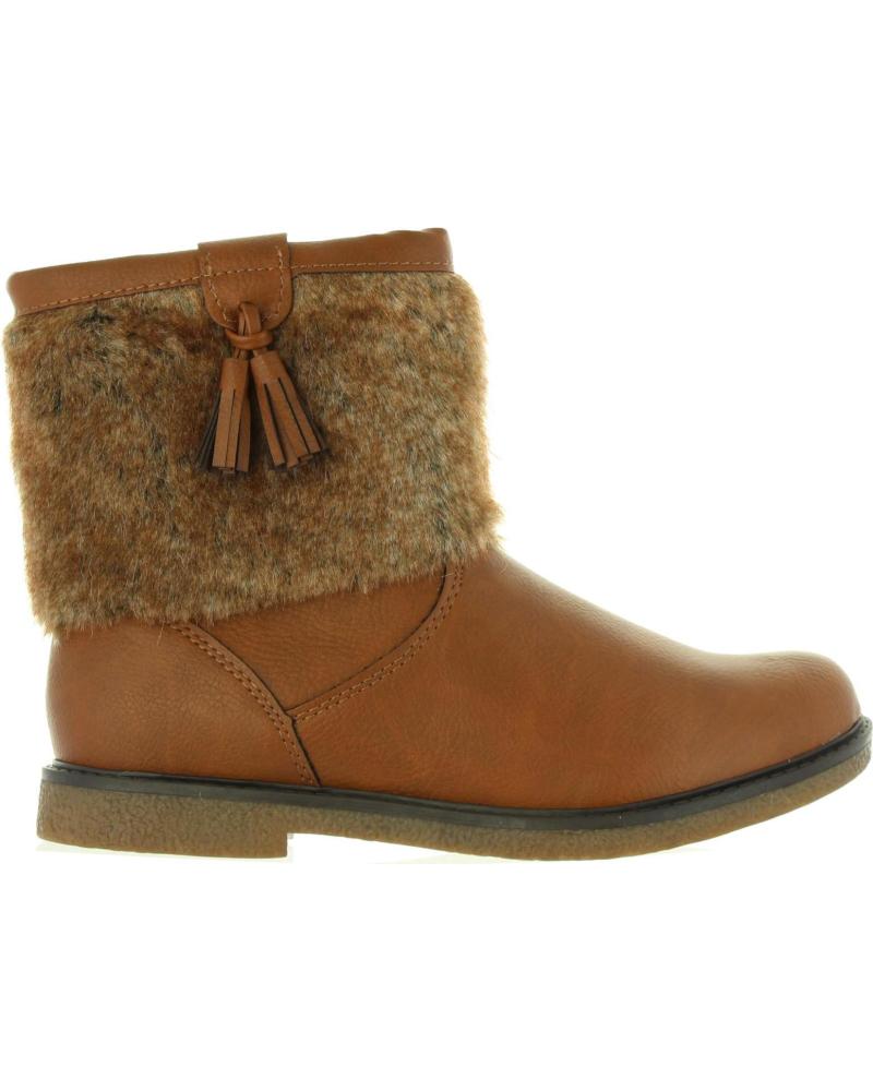 Botas de Niña URBAN 370408-B7019 NATURAL-COGNAC