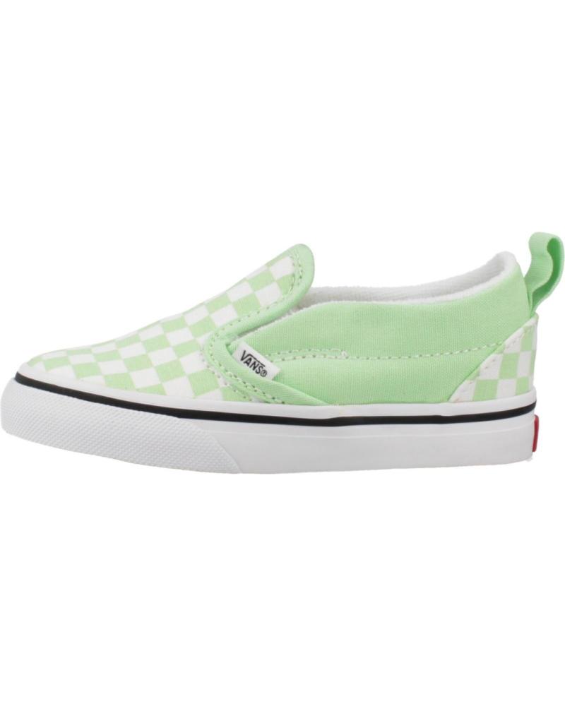 Deportivas de Niño VANS OFF THE WALL ZAPATILLAS NINO VANS MODELO SLIP ON COLOR VERDE GREEN