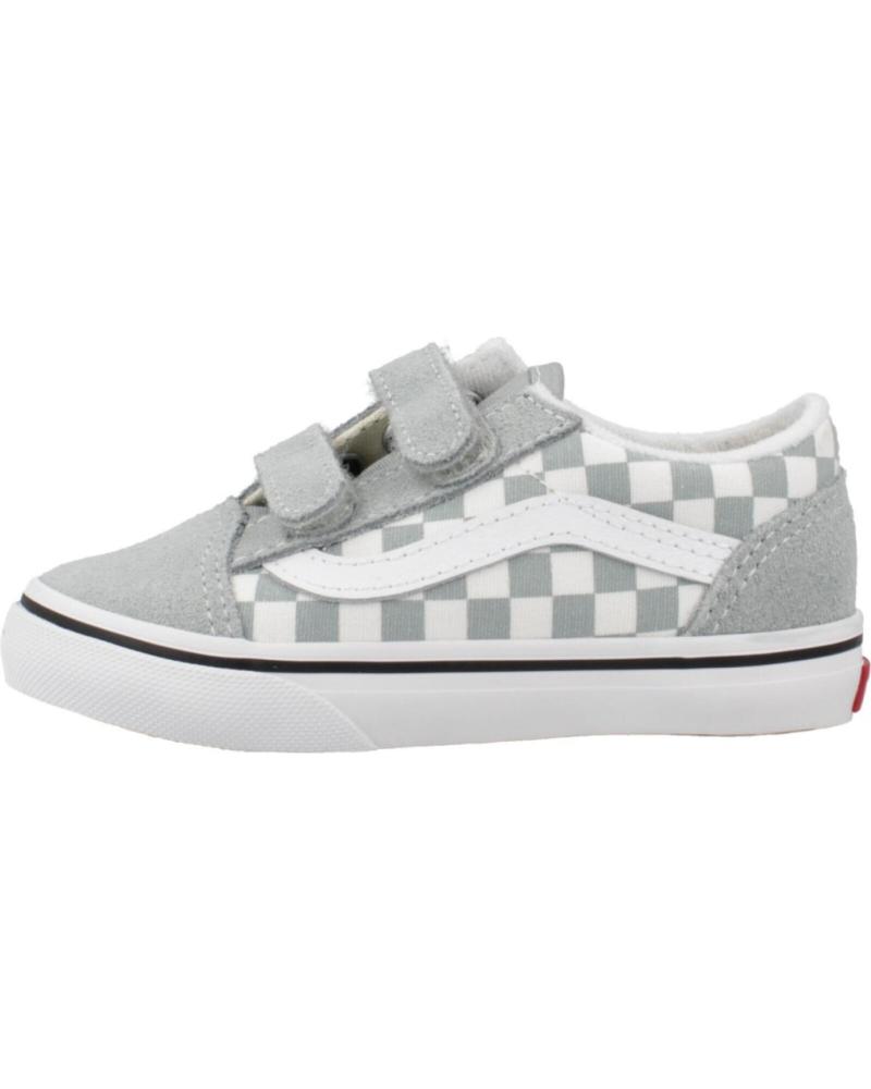 VANS OFF THE WALL SLIP-ON V ZAPATILLAS BEBÉ CUADROS GRISES PREGRY PREGRY