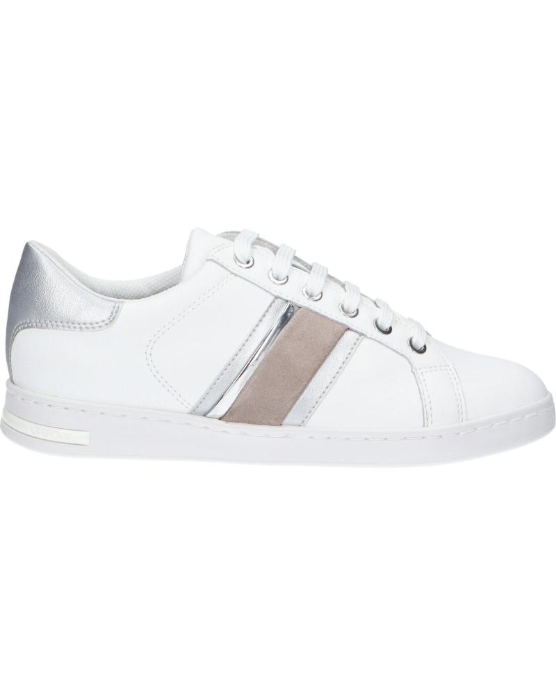 Deportivas de Mujer GEOX D361BE 085NF D JAYSEN C0007 WHITE-SILVER C0007