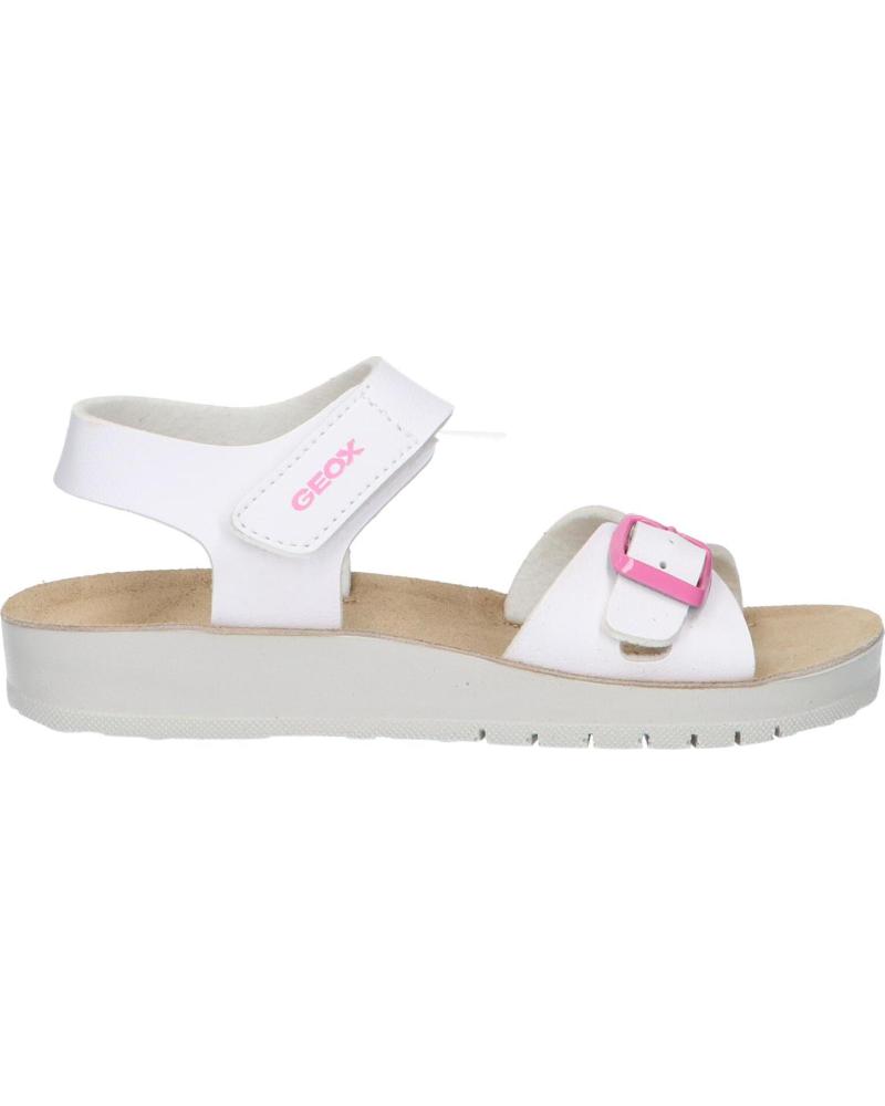 Sandalias de Niña GEOX J15EAB 000BC J SANDAL COSTAREI C1000 WHITE C1000